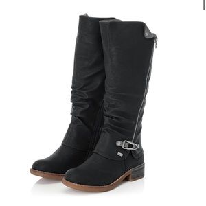 Rieker Women’s Fabrizia tall black boots Size 8